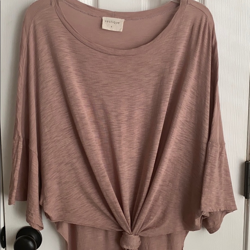 Vestique Hi-Low Pink Top